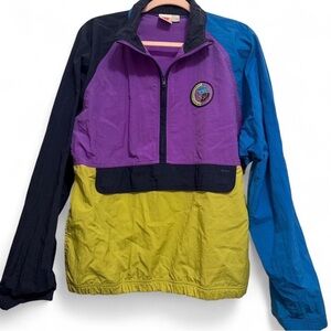 Vintage 90s Wilson Beach Volleyball Colorblock Windbreaker